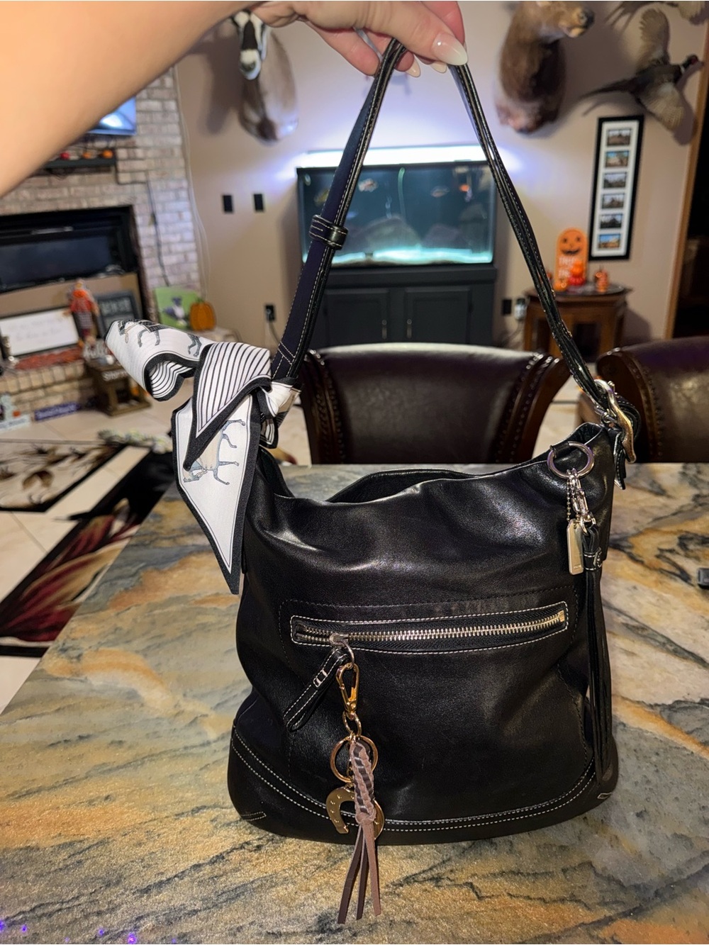 Coach y2k black shoulder bag